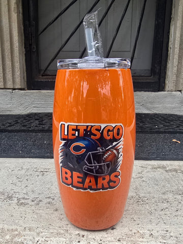 Football Wine Tumbler (25oz)