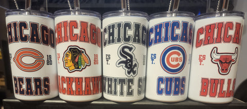 Vintage - 3oz Mini Sports Shot Tumblers