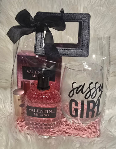 Wine Glass/Perfume Gift Bag Sets