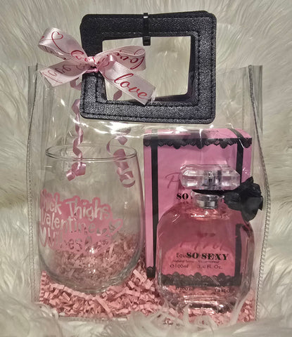 Wine Glass/Perfume Gift Bag Sets