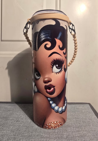Betty Boop Tumbler w/Rope Handle