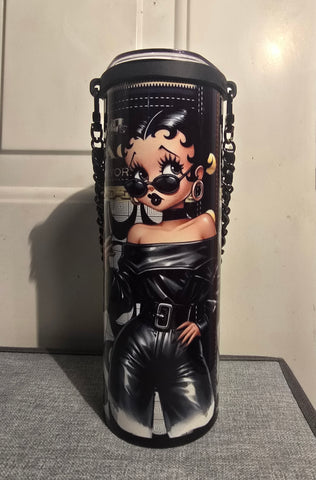Betty Boop Tumbler w/Rope Handle