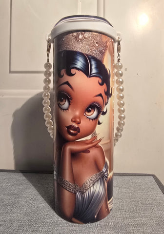 Betty Boop Tumbler w/Rope Handle