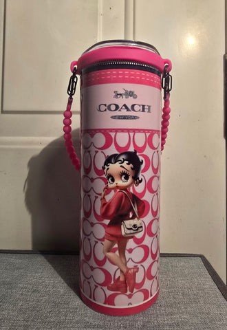 Betty Boop Tumbler w/Rope Handle