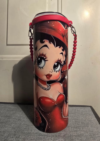Betty Boop Tumbler w/Rope Handle