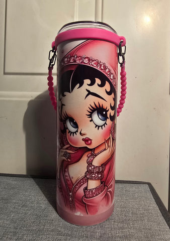 Betty Boop Tumbler w/Rope Handle