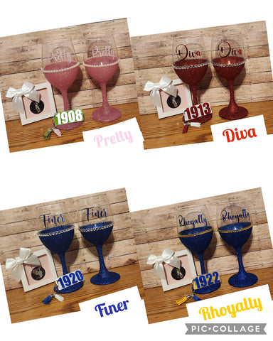 Pretty-Diva-Finer-Rhoyalty - Wine Glass Set