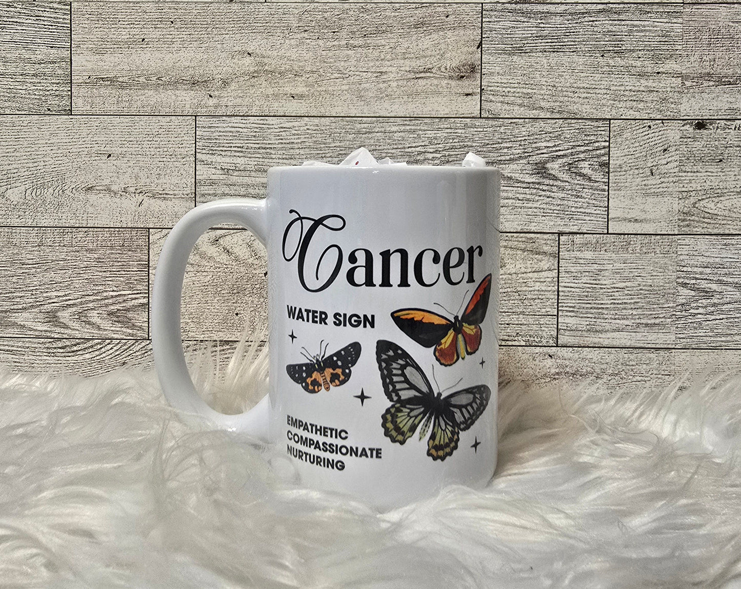 Zodiac Butterfly 15oz Coffee Mug