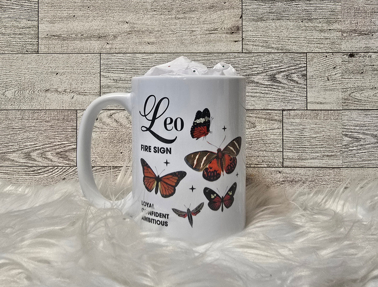 Zodiac Butterfly 15oz Coffee Mug