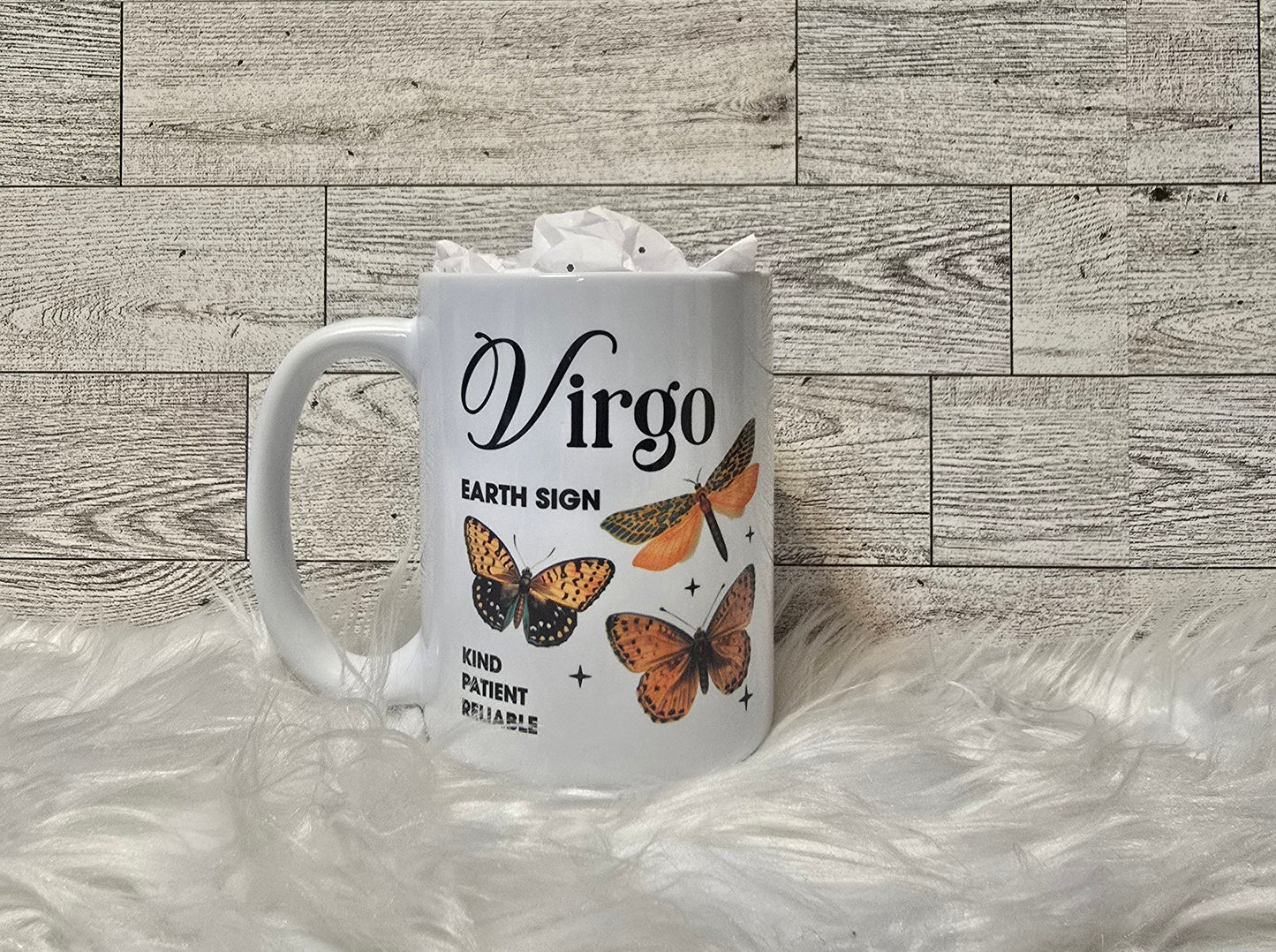 Zodiac Butterfly 15oz Coffee Mug