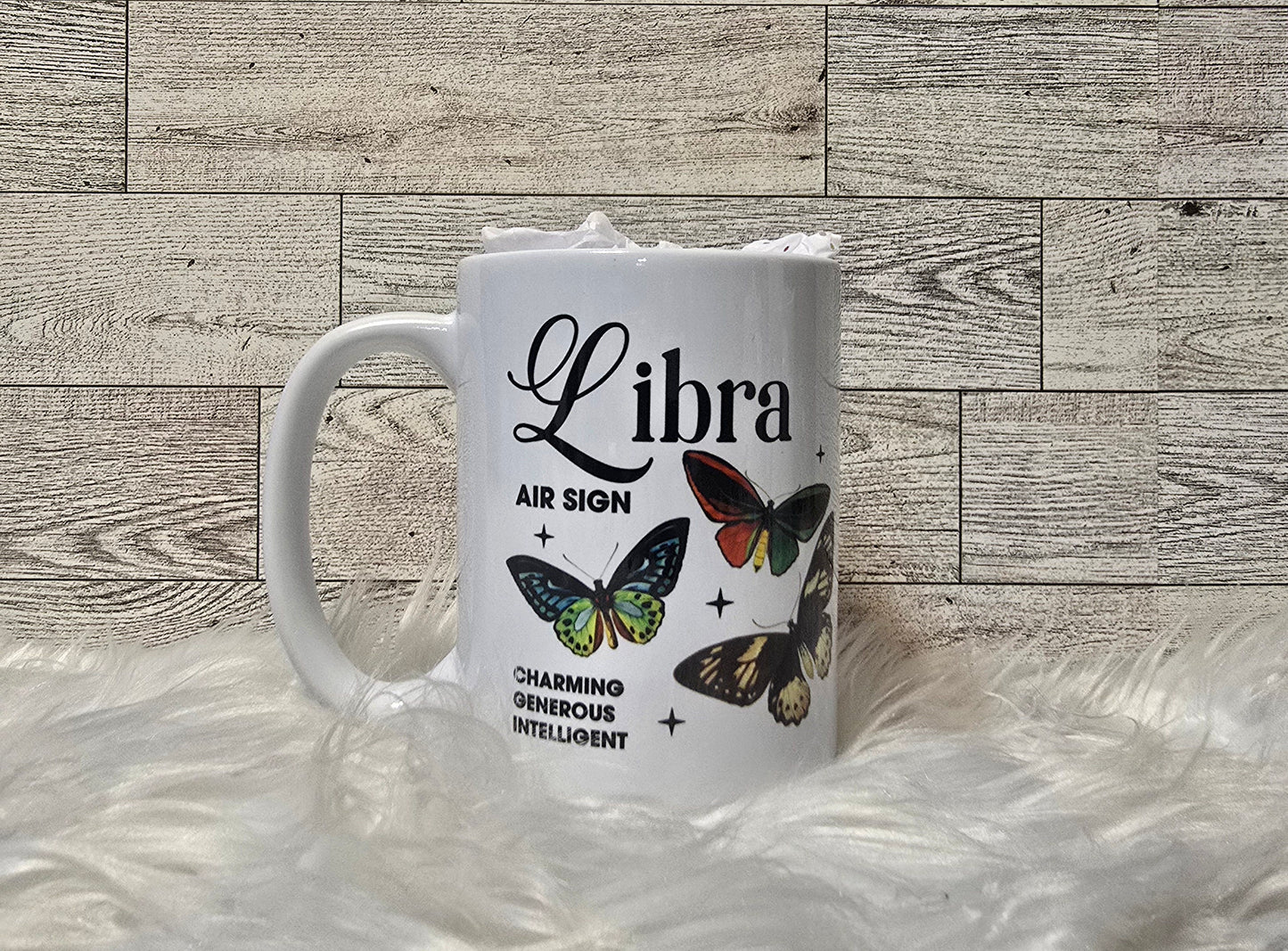 Zodiac Butterfly 15oz Coffee Mug