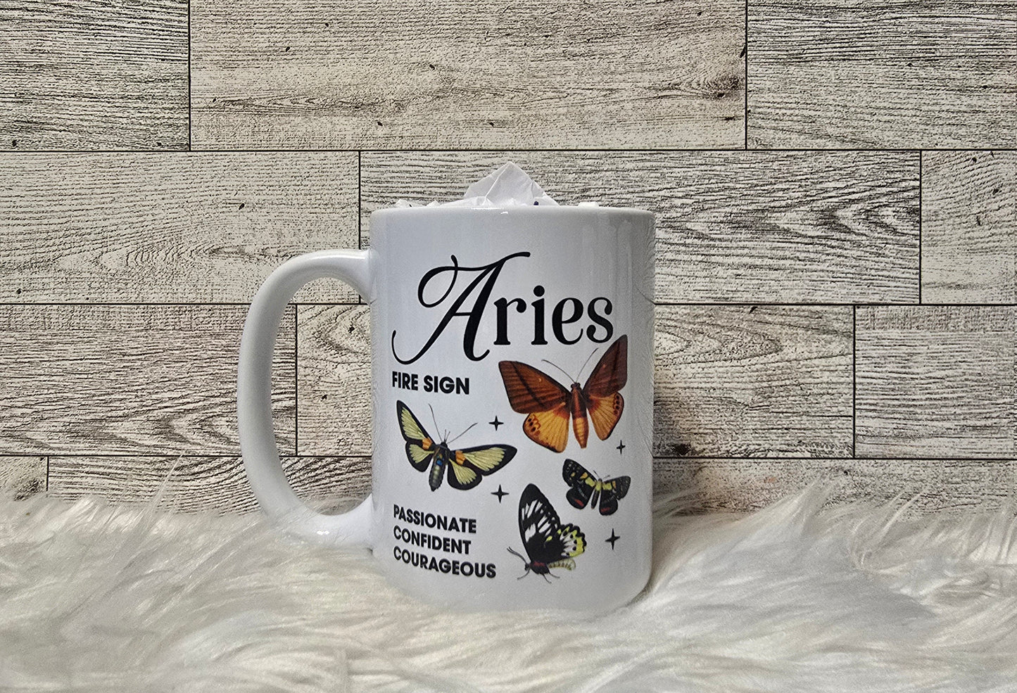 Zodiac Butterfly 15oz Coffee Mug