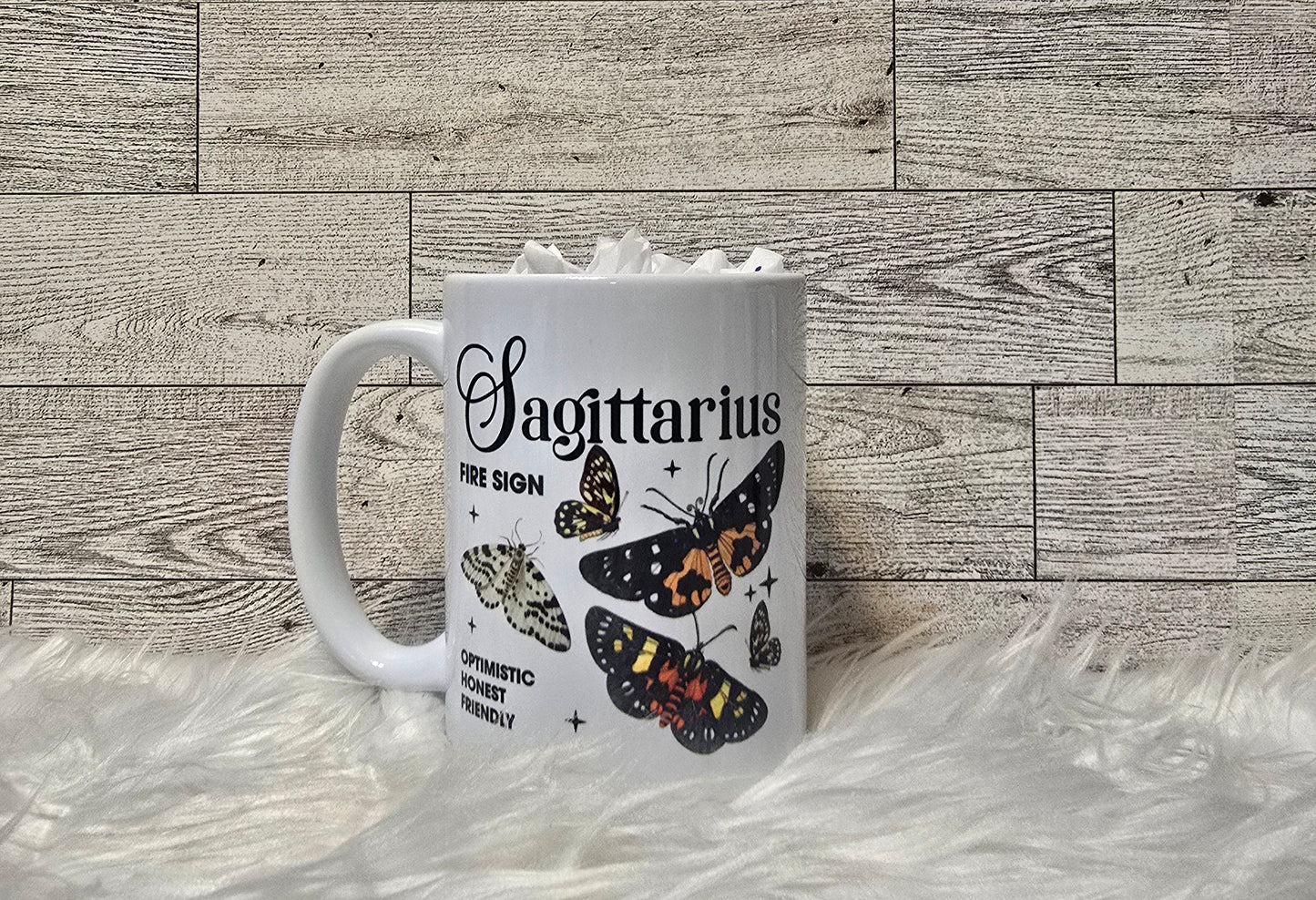 Zodiac Butterfly 15oz Coffee Mug