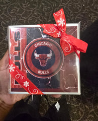 Ceramic Chicago Team Coasters