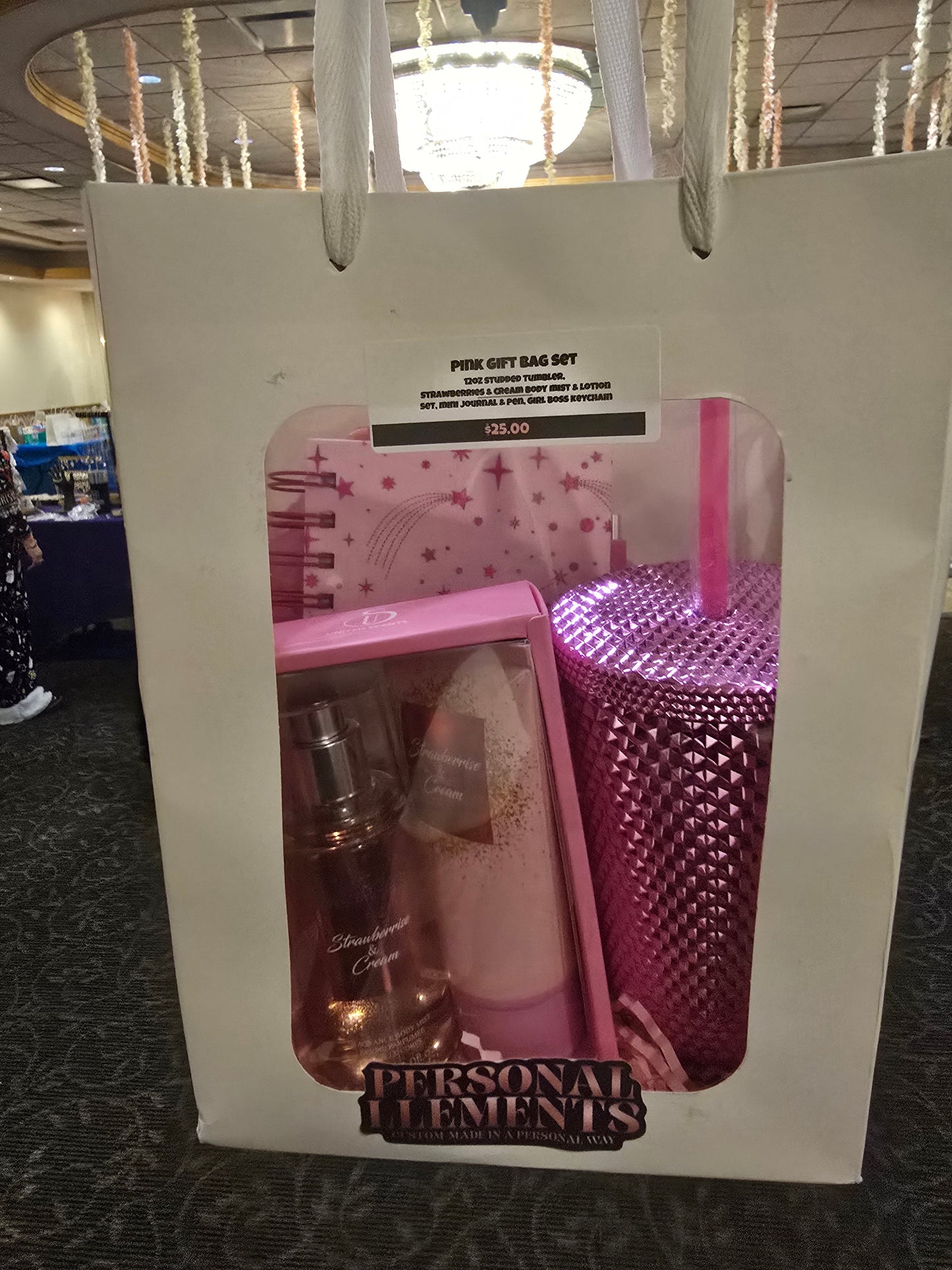 Pink Gift Bag Set