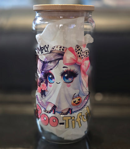 Ghost 18oz Glass Tumblers