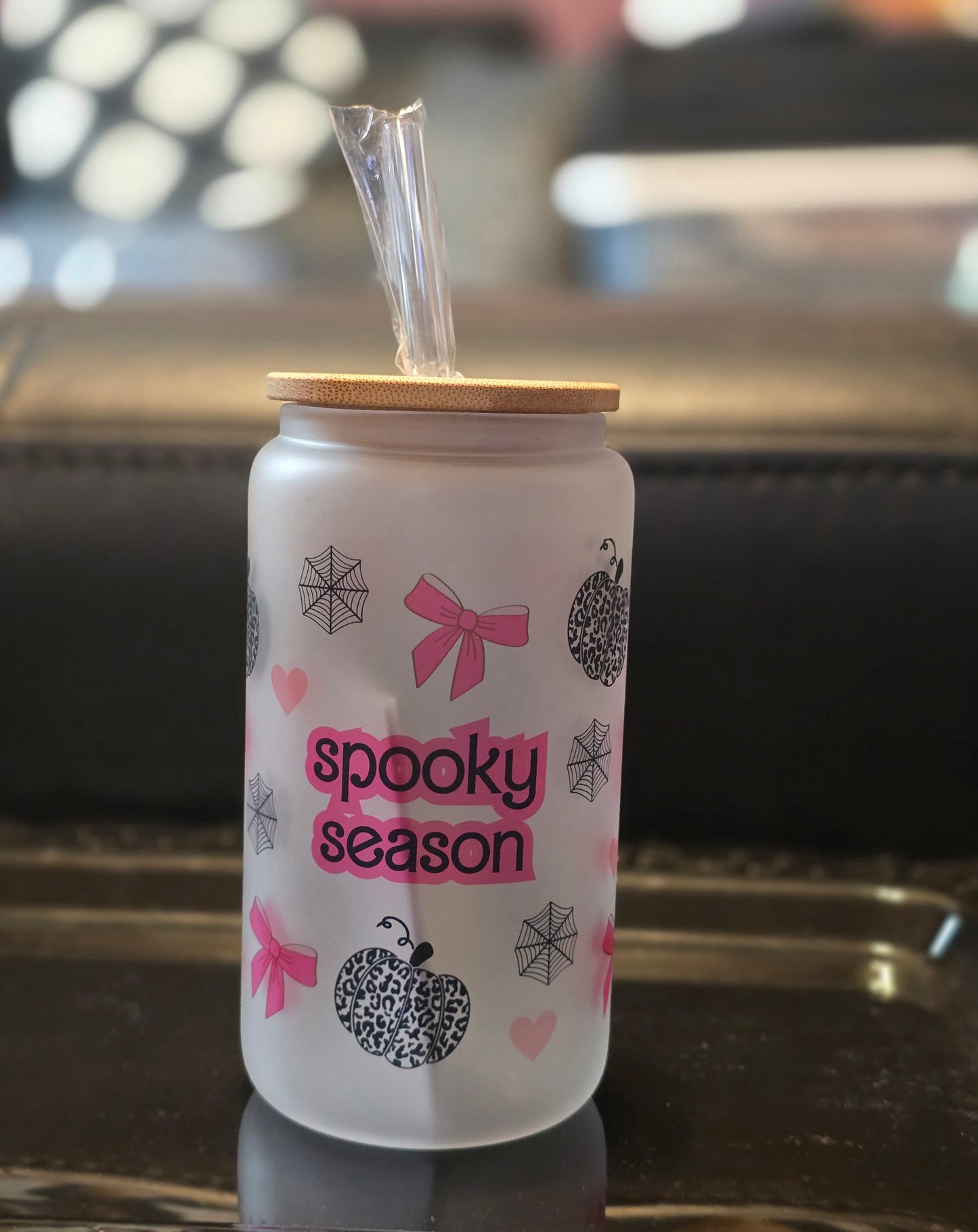 Ghost 18oz Glass Tumblers