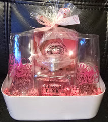 Valentine's Duo Champagne Glass/Perfume Gift Set