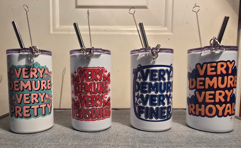'Very Demure' Mini Keychain Shot Tumblers