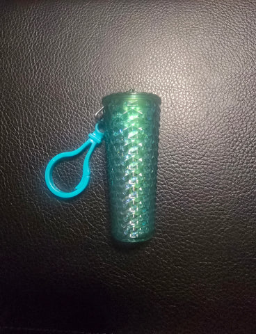 Mini Drink Cup Bag Charm Keychain