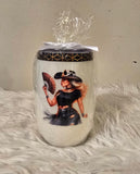 Black Cowgirl Stemless Wine Tumbler (16oz)