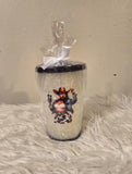 Black Cowgirl Drinking Cup w/Straw (16oz)