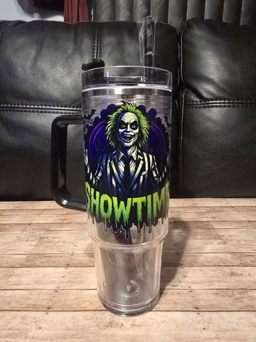 Halloween Blue Electric Tumblers