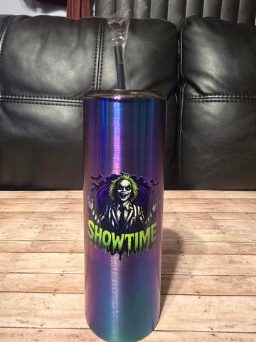 Halloween Blue Electric Tumblers