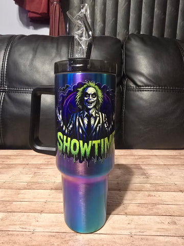 Halloween Blue Electric Tumblers