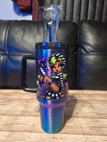 Halloween Blue Electric Tumblers