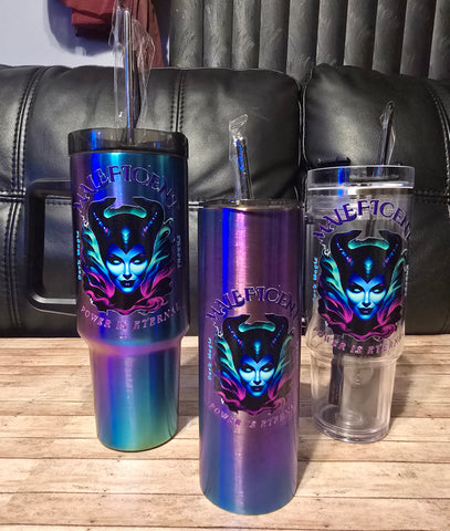 Halloween Blue Electric Tumblers