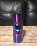 Halloween Blue Electric Tumblers