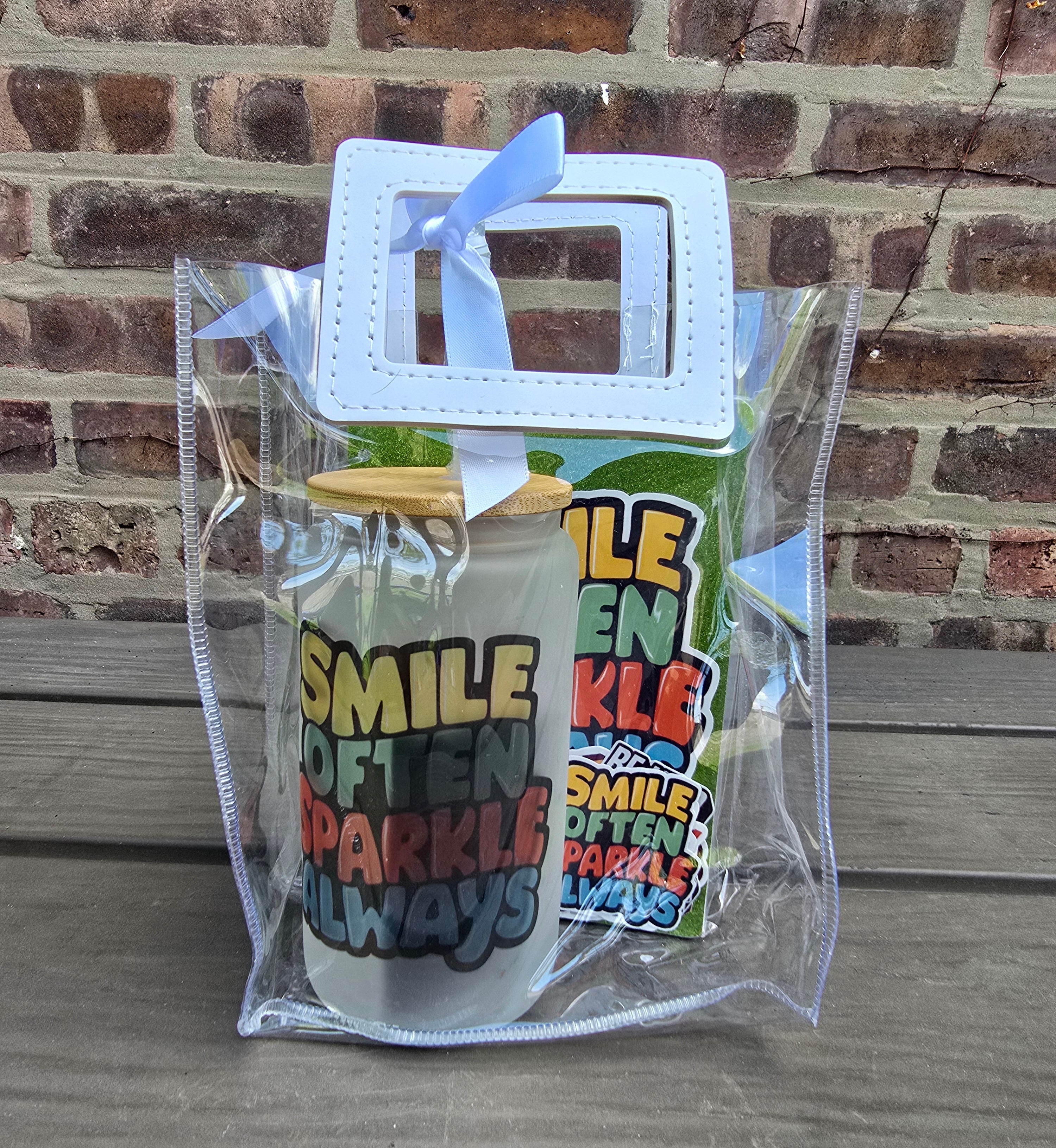 Affirmation Glass Tumbler & Journal Set