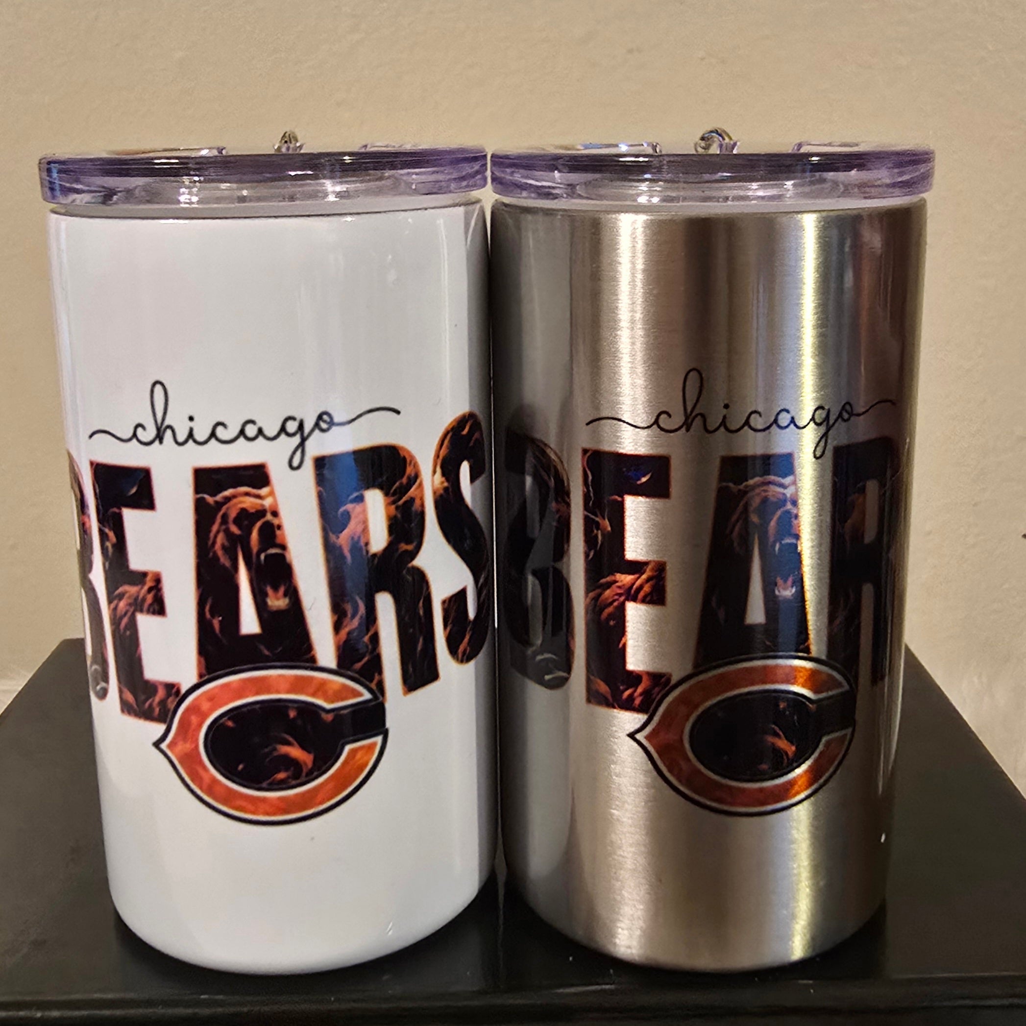 Chicago Football Mini Keychain Shot Tumblers