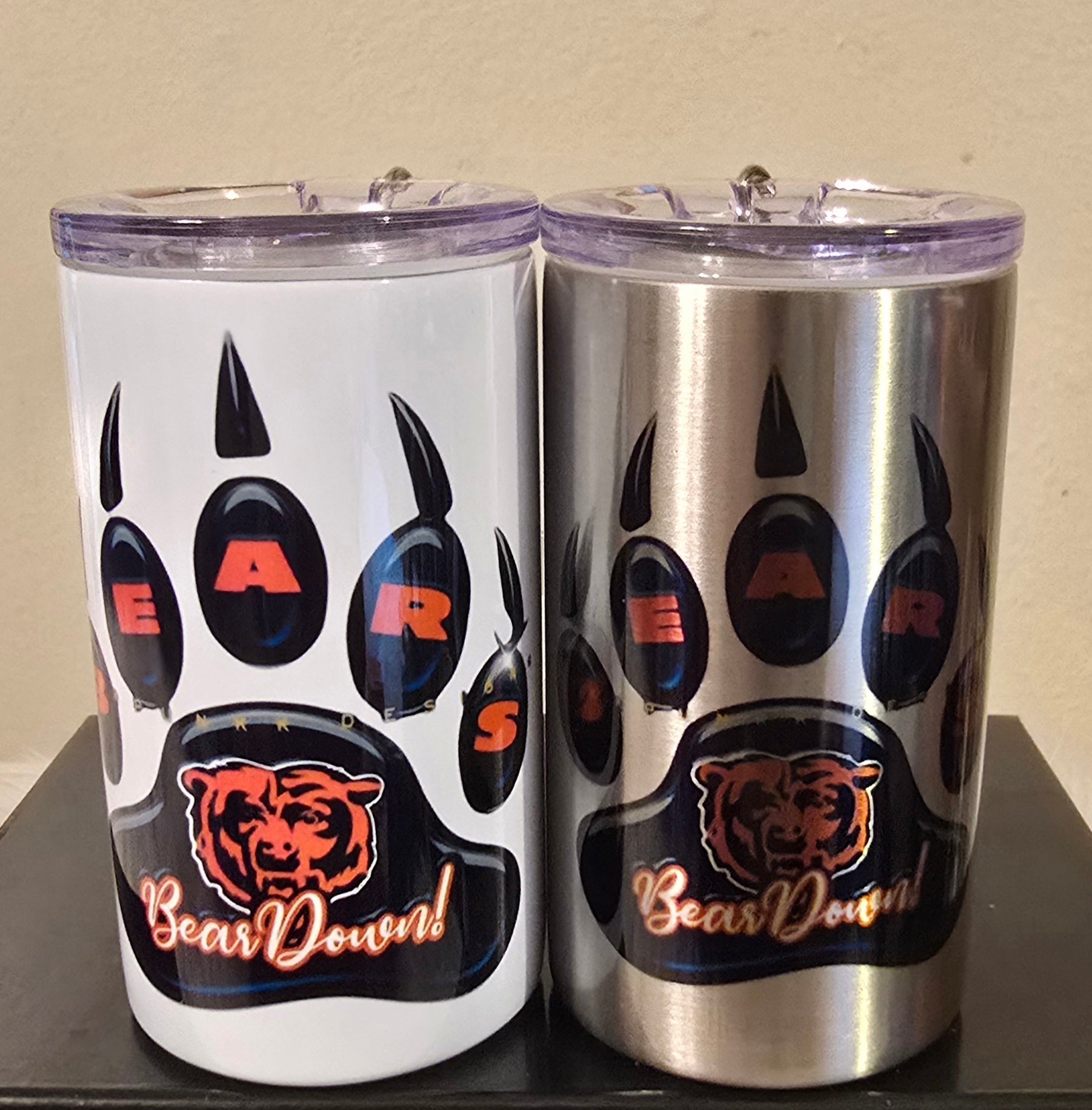 Chicago Football Mini Keychain Shot Tumblers