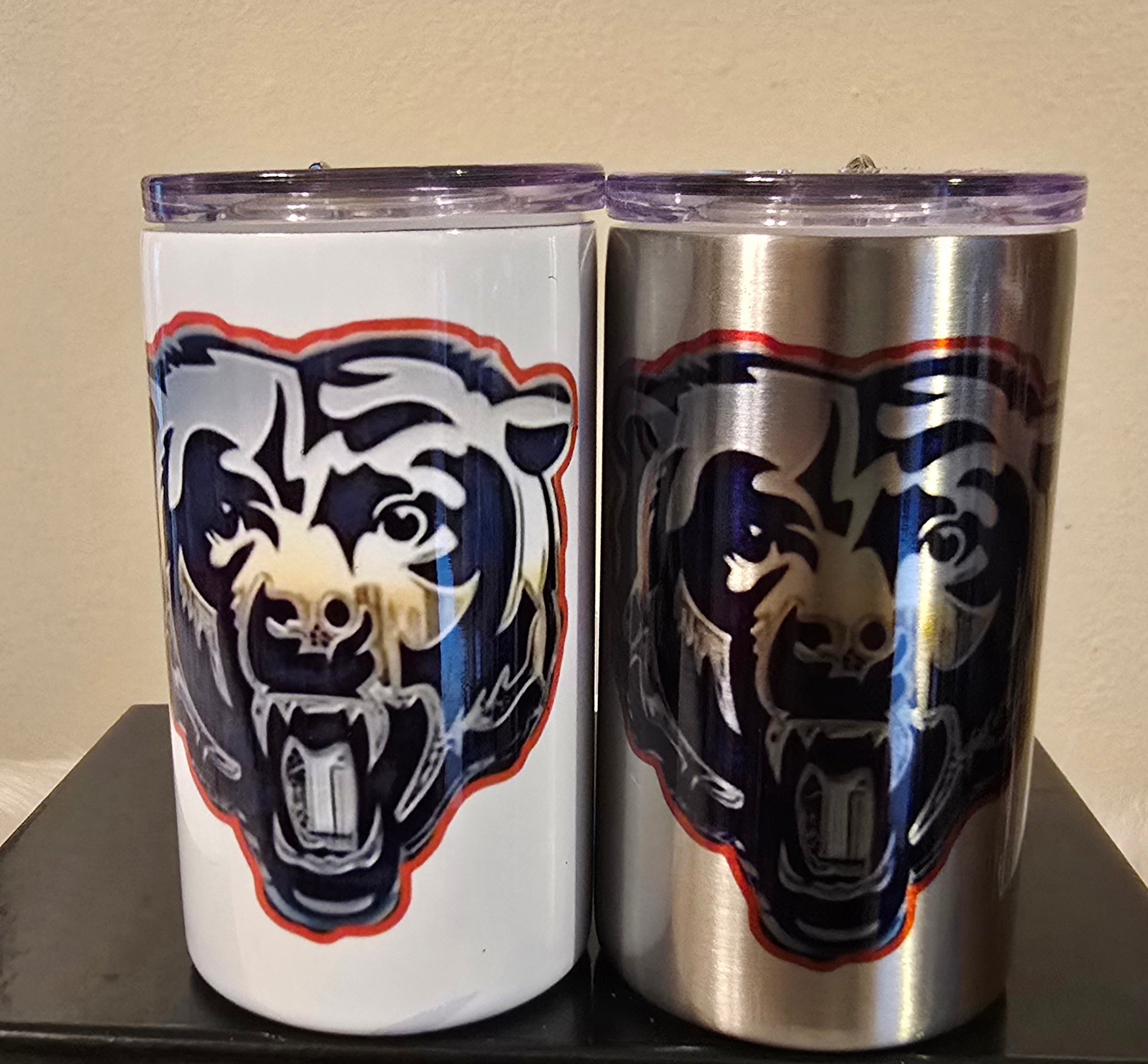 Chicago Football Mini Keychain Shot Tumblers