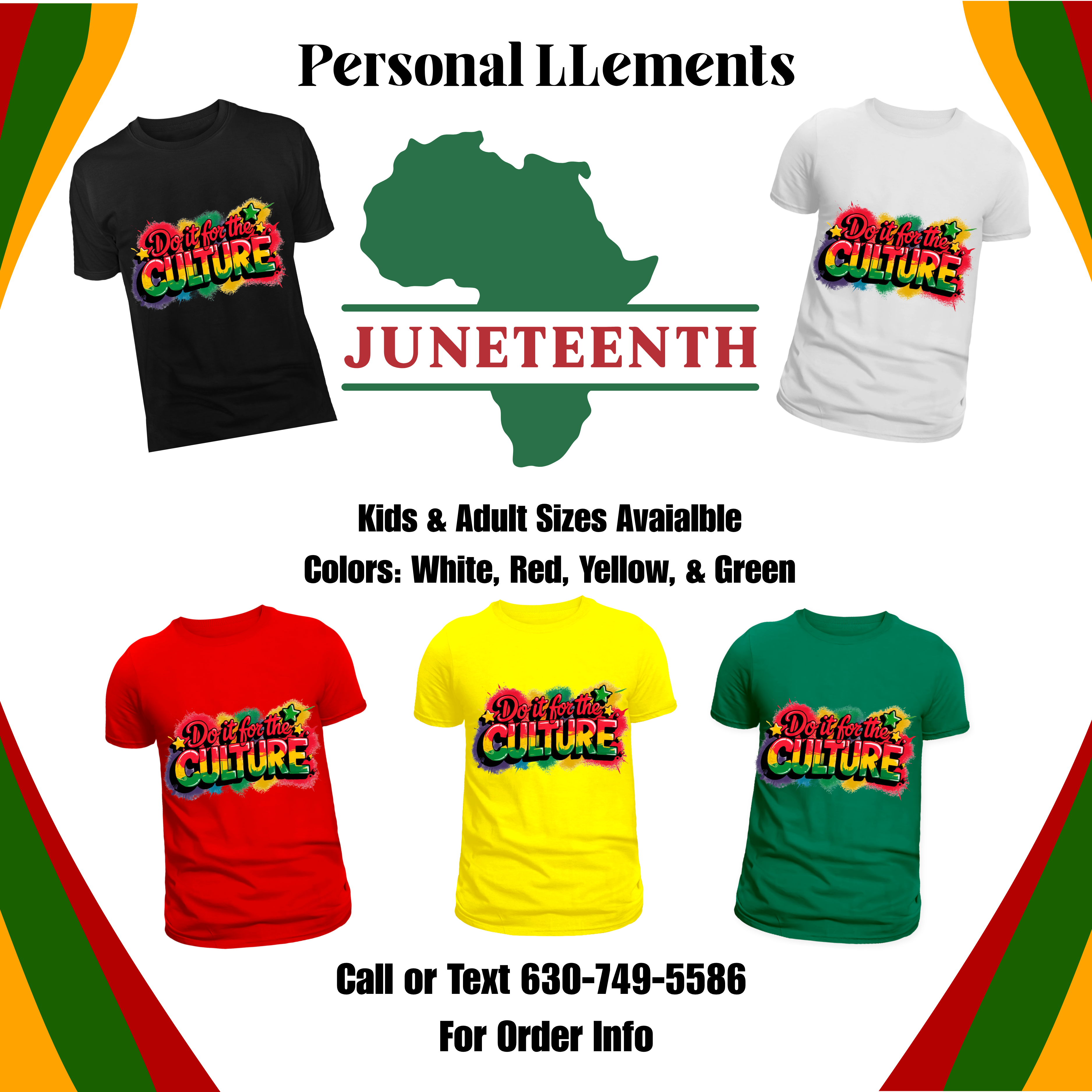 Kids Juneteenth Do It For the Culture T-Shirts
