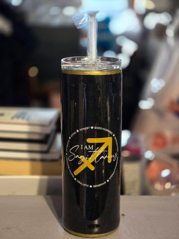 I AM - Black Zodiac 20oz Tumblers