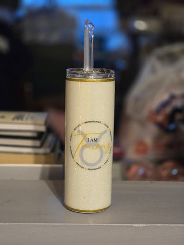 I AM - White Zodiac 20oz Tumblers