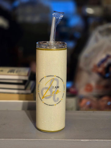 I AM - White Zodiac 20oz Tumblers