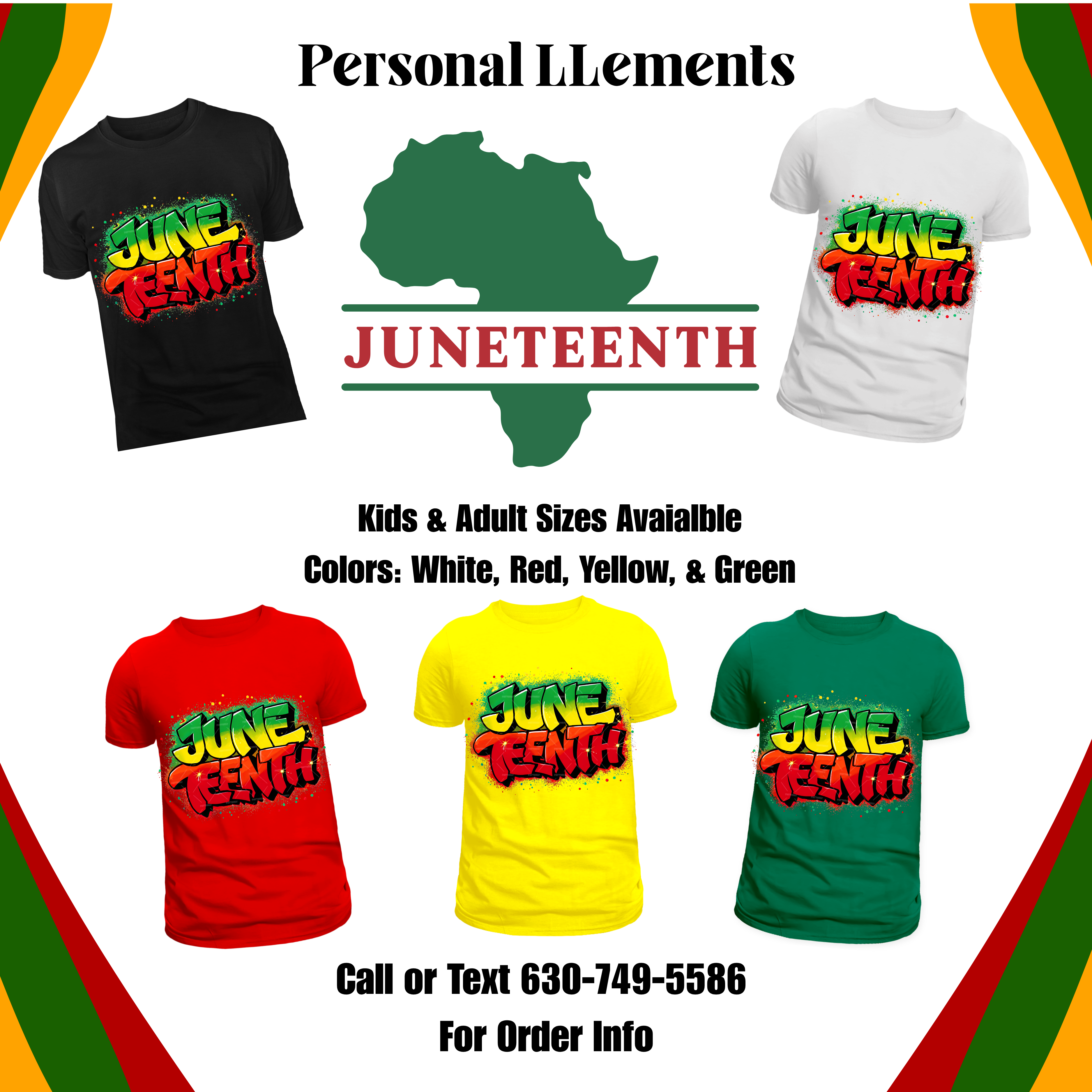 Juneteenth (Airbrush) T-Shirts