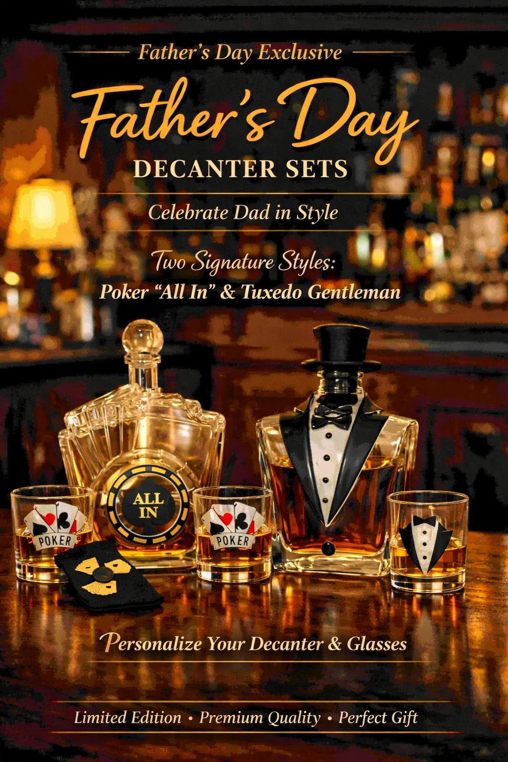 Whiskey Decanter Gift Sets