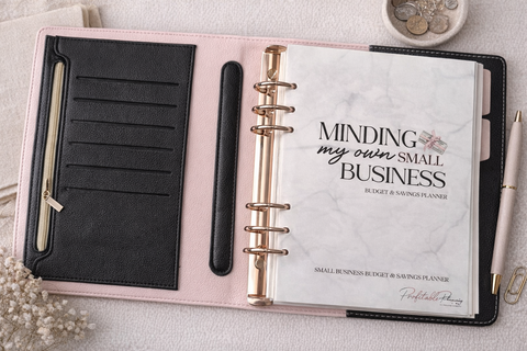 Minding My Own Small Business Budget & Savings Planner