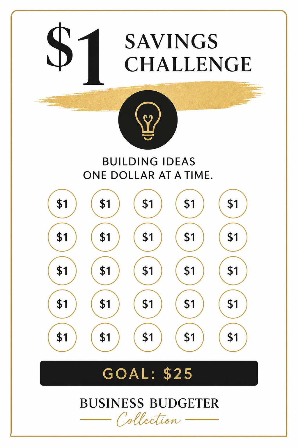 Business Budgeter Savings Challenge