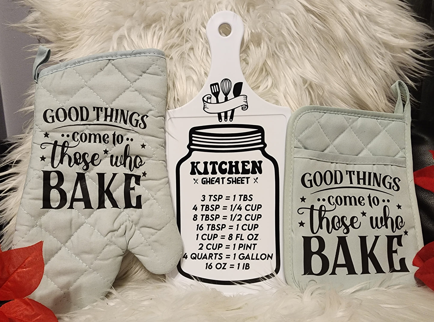 Oven Mitt/Potholder Set